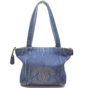 CHANEL Denim Tote Bag